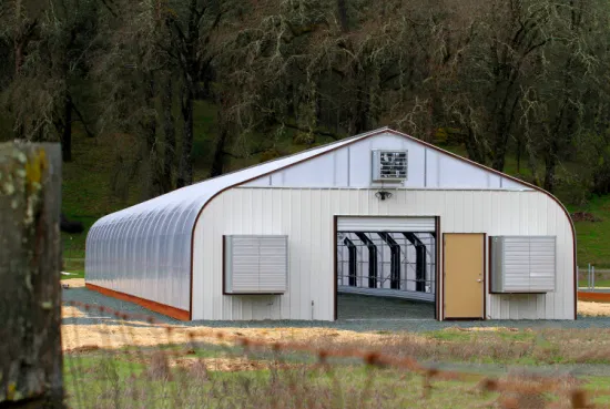 Serre de cerceau de dôme d'arc de forme de tunnel pour la plantation de ferme